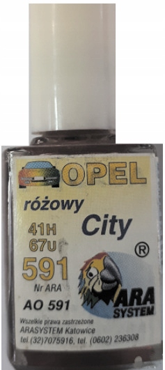 Opel 591 41h 67u Rosa Stadtauto Lackausbesserung Für Kratzer Ara