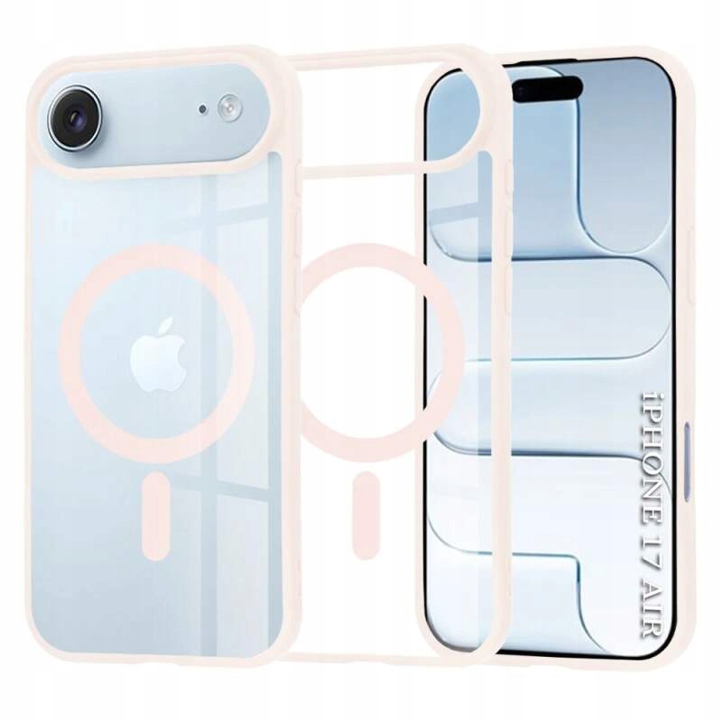 Magsafe Hülle Für Iphone Air, Pink, Tpu, Pc-schutz, Transparent