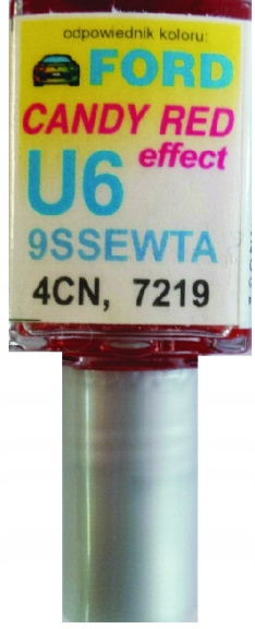 Ford U6 9ssewta Candy Red Autolack-kratzerreparatur 10 Ml Ara