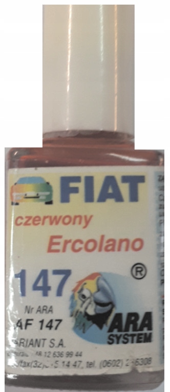 Fiat 147 Rosso Ercolano Autolack-kratzerreparatur 10 Ml Arasystem