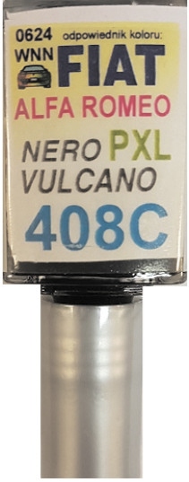 Fiat Alfa 408c Pxl Nero Vulcano Autolack-kratzer-reparatur 10 Ml Ara