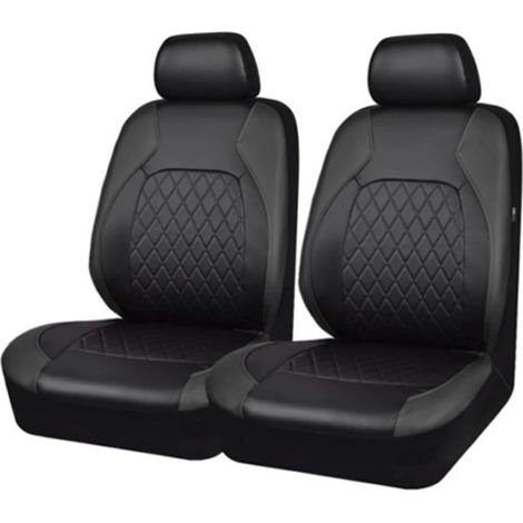 Autositzbezug Für Ford Fiesta Fließheck 2008–2017, Pu-leder-sitzbezug, Universelle Vorder- Und Rücksitzschoner, A-4 Stück