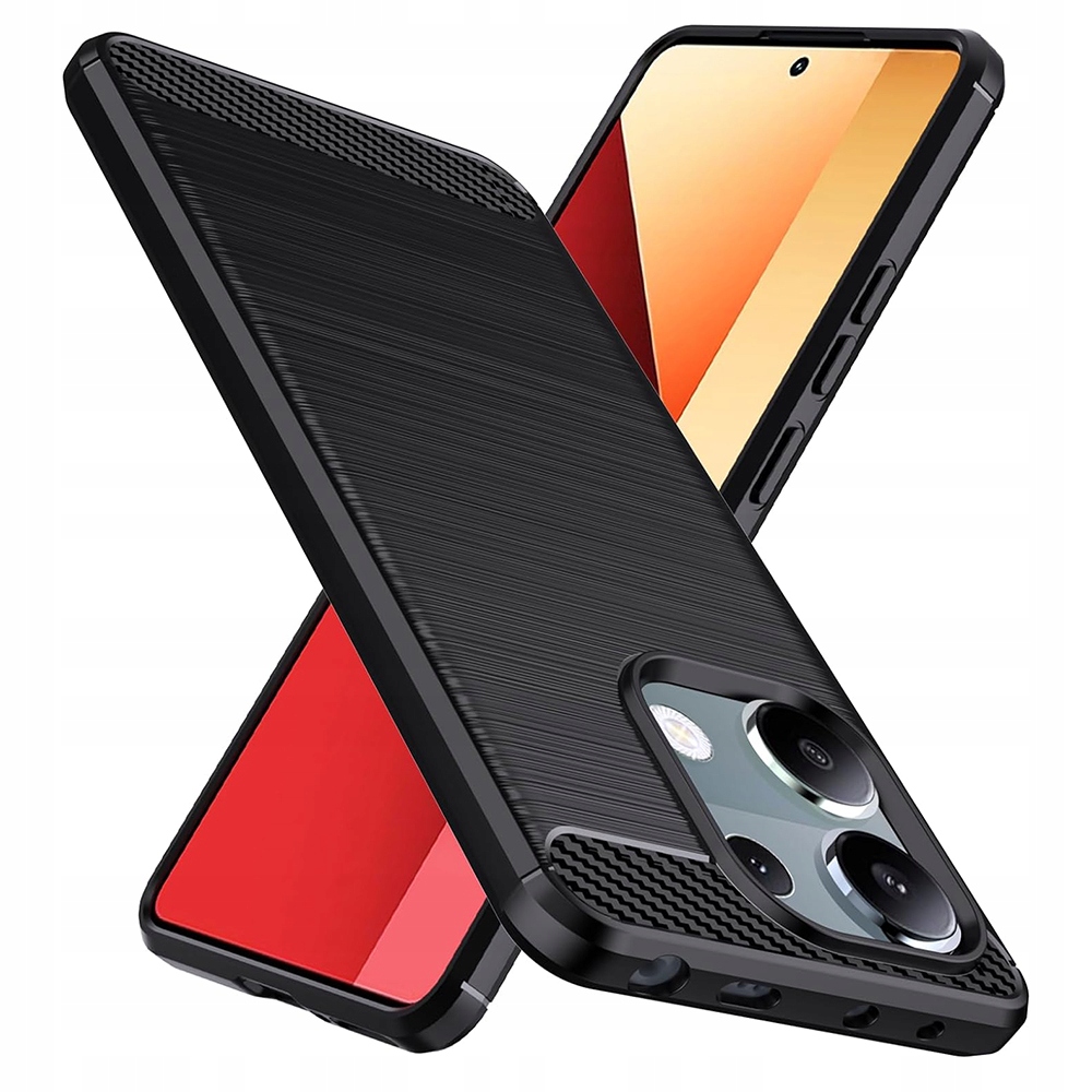 Techsuit Rückseitenschutzhüllen Für Xiaomi Redmi Note 13 Pro 4g / Poco M6 Pro 4g Schwarz