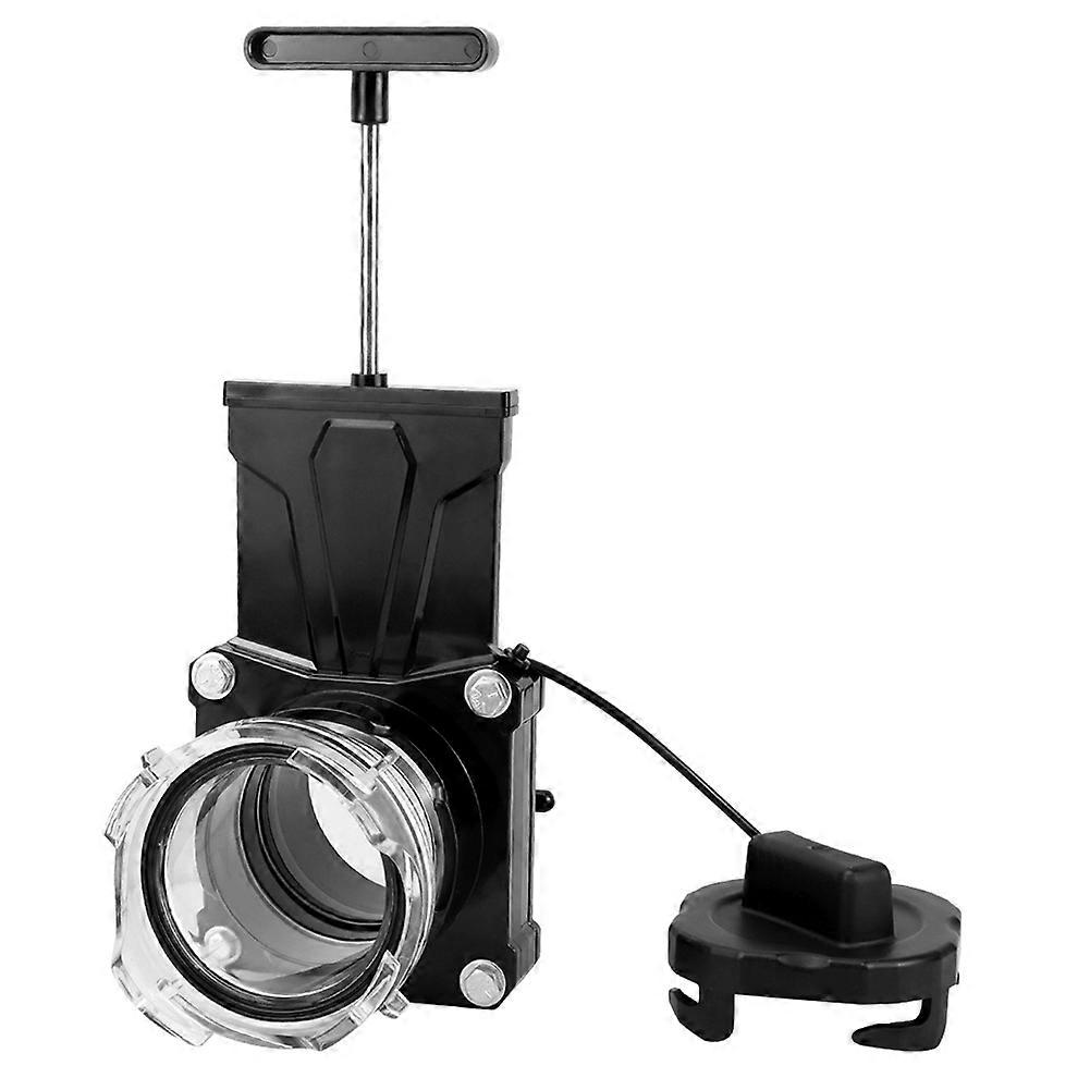 Vanne D'Arrêt Pour Évacuation Des Eaux Usées De Camping-car, Avec Bouchon Anti-fuite, À Visser, Compatible Avec Les Tuyaux D'Évacuation De 7,6 Cm (3 Pouces).