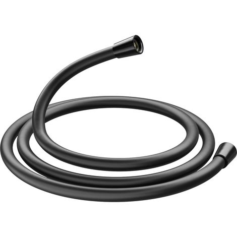 Duschschlauch 2 M, Glatter Silikonschlauch, Knickfest, Knickfest, Wasserdicht, Universeller G1/2-ersatzschlauch Für Dusche, Badewanne Und Haustierwäsche, Schwarz