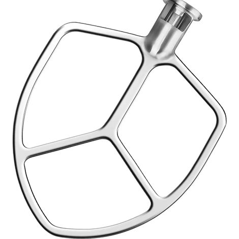 Flachrührer, Kompatibel Mit Kitchenaid 5–6 Quart Bowl Lift Standmixern, Paddel Aus Poliertem Edelstahl