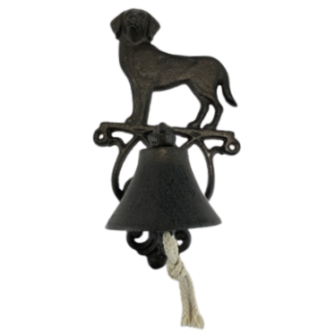 Gusseiserne Glocke Mit Einem Hund