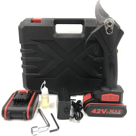Ikodm – Kabellose Elektrische Gartenschere 42vf – 800-w-motor – Schnittkapazität 30 Mm – Autonomie 2,5–3,5 Stunden – Klinge Aus Sk5-legierung