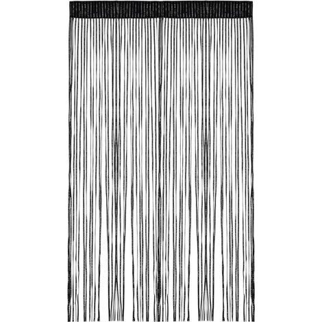 Insektenschutzvorhang 100x200 Cm Schwarz, Drahtvorhang Für Hochzeit, Café, Restaurant, Vitrine