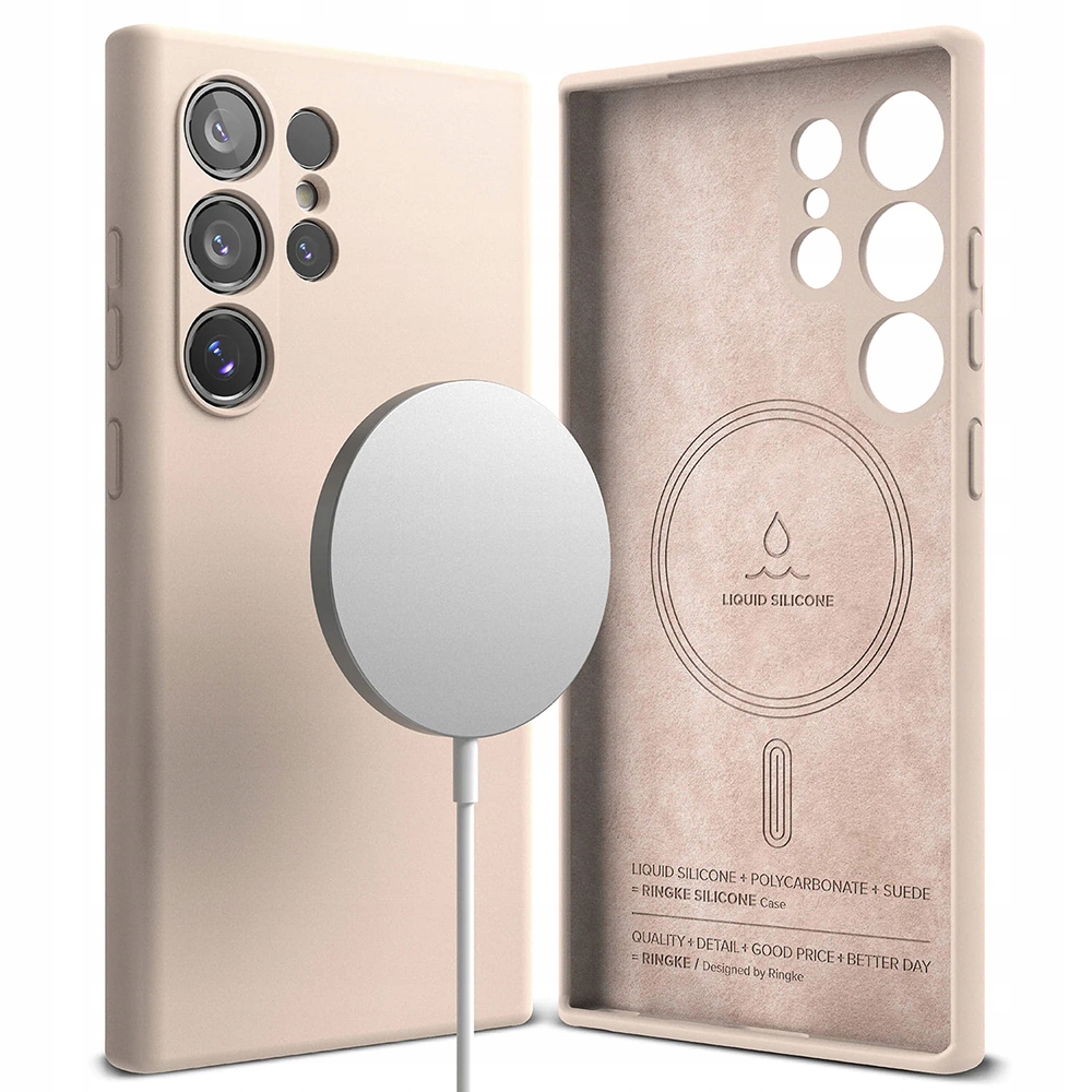 Ringke Silikonhülle Für Galaxy S24 Ultra, Hülle, Rückseite Mit Magsafe-anschluss