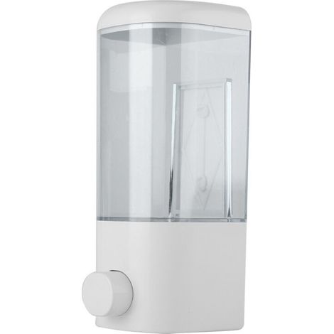 Manueller Wandmontierter Flüssigwaschmittelspender, 500 Ml Schwarzer Seifenspender, Geschirrspülmittelspender Für Dusche, Badezimmer, Küche, Shampoo