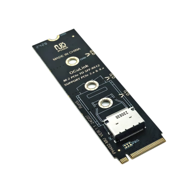 Oculink-adapter M.2 Nvme Pcie 4.0 Sff-8612 Sff-8611 Sff-8612