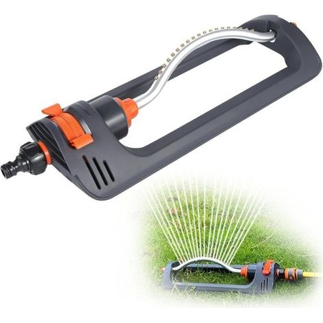 Oszillierender Sprinkler Für Den Garten – Bewässerung Bis Zu 250 M², 19 Verstellbare Düsen, Einstellbare Breite Und Richtung, Verwendung Im Freien