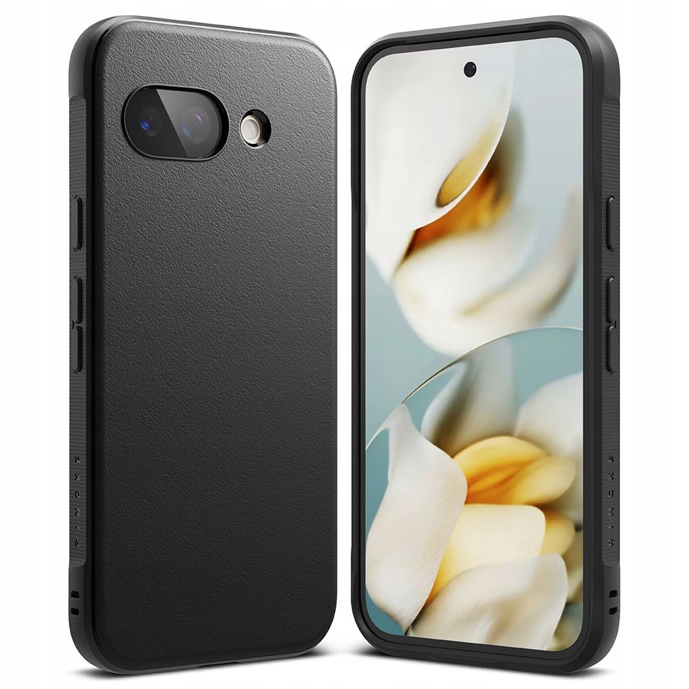 Ringke Hülle Für Google Pixel 9a, Onyx-serie, Erhöhte Kanten, Schwarze Rückseite