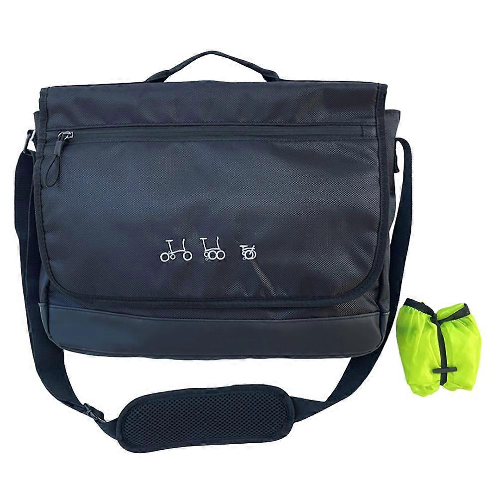 Sacoche Avant Et Bandoulière Pour Vélo Brompton 3sixty, Accessoire Pliable Avec Housse De Pluie