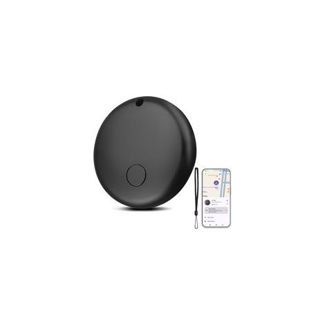 Schwarzer Android-smart-tag-auto-gps-tracker, Funktioniert Mit Der Google Find-app (nur Android), Bluetooth-objektlokalisierer Für Koffer/geldbörsen/schlüssel/taschen/gepäck/haustiere