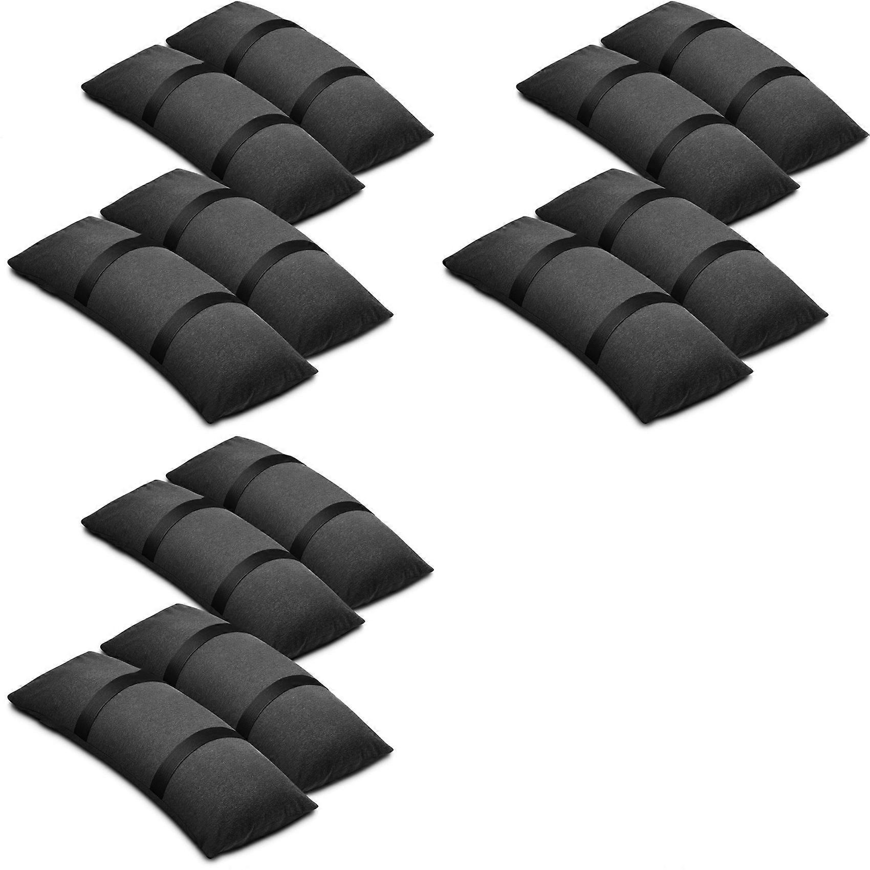 Poids De Pied De Parasol - Sacs De Sable Remplissables Pour L'Extérieur - Résistants Aux Intempéries - Poids Pour Mobilier De Jardin Et De Terrasse - Lot De 12