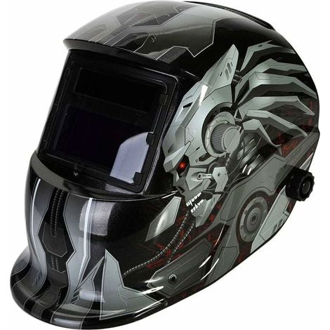 Tonchean – Automatik-schweißhelm Mit 2 Linsen Und 2 Sensoren – Verdunkelung Din9–13 – Optimaler Schutz Für Mig Wig Mag