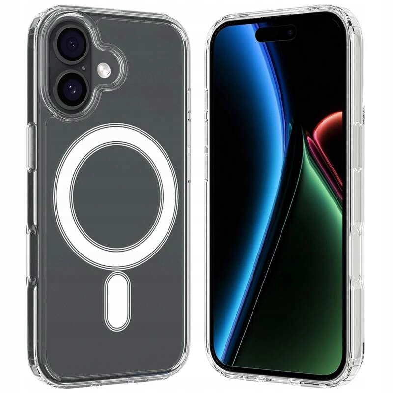 Magsafe Hülle Für Iphone 17, Durchsichtig, Aus Transparentem Tpu/pc