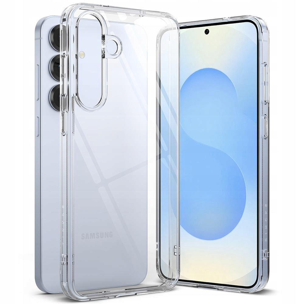 Ringke Galaxy S25+ Hülle, Transparente Rückseite, Hybrid-schutz, Durchsichtig