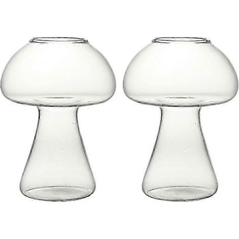 Set Mit 2 Pilz-cocktailgläsern, Perfekt Zum Servieren Von Cocktails Und Margaritas Auf Ihren Partys.
