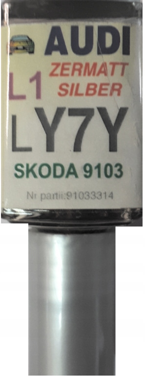 Skoda 9103 Zermatt Silber Autolack Kratzerreparatur 10 Ml Ara