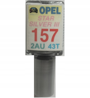 Opel Z157 157 Sternsilber Iii Autolack-ausbesserungsspray Für Kratzer 10 Ml Ara