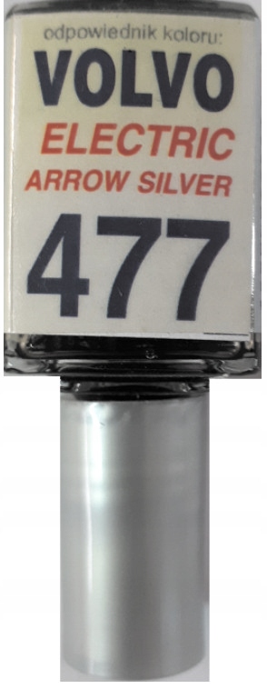 Volvo 477 Electric Arrow Silber Autolack Kratzerreparatur 10ml Ara