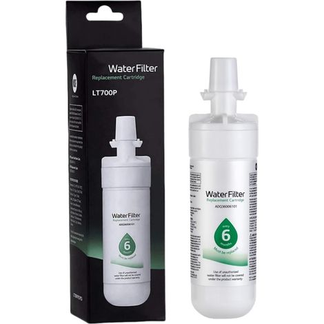 1er-pack, Weiß, Kompatibel Mit Lg Lt700p Kühlschrank-wasserfilter, 6 Monate/200 Gallonen Ersatz-ersatzteil