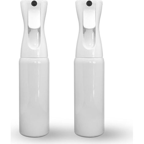 2 Stück 200 Ml Hochdruck-dauersprühflaschen, Flaschen Mit Feinem Nebel, Fächerförmige Sprühflaschen, Ganz Weiß