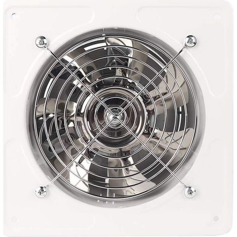 6-zoll-luftabsaugventilator, Bohrlochdurchmesser 150 Mm, Luftabsaugung, 40 W, Wandmontierter Abluftventilator Für Küche Und Badezimmer (weiß)