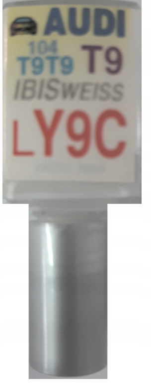 Audi Ly9c T9 Ibisweiss Autolack-kratzerreparatur 10 Ml Arasystem