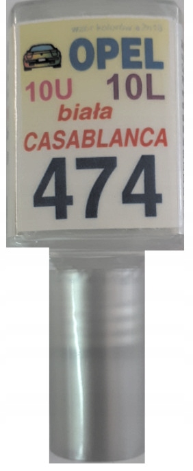 Opel 474 Casablanca Weiß 10u Autolack-ausbesserungsspray Kratzerreparatur 10 Ml Ara