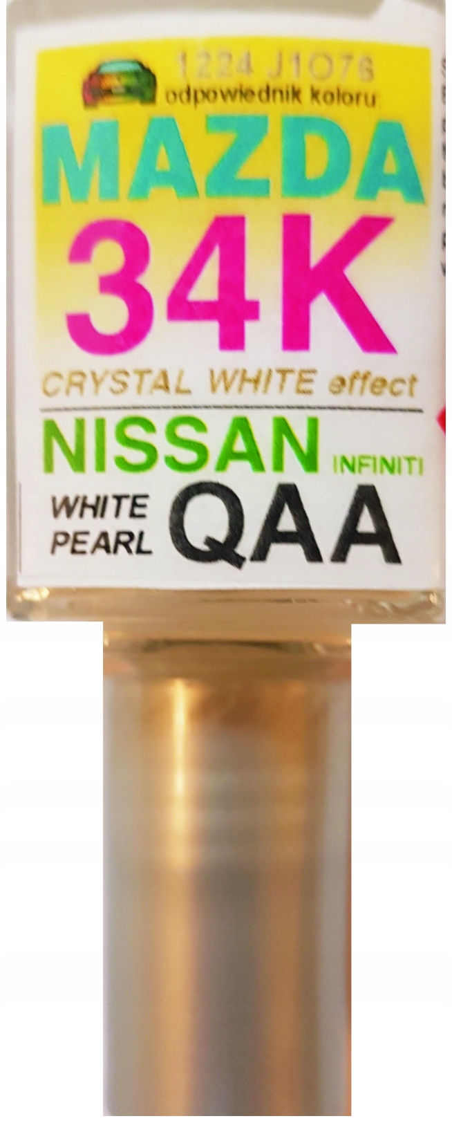 Nissan Qaa Weißperle = Mazda 34k Autolackkratzerreparatur Arasystem 10 Ml