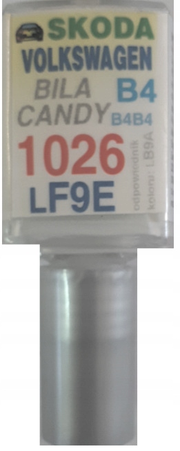 Skoda 1026 Lf9e B4 Weißer Candy-autolack Kratzerreparatur 10 Ml Ara