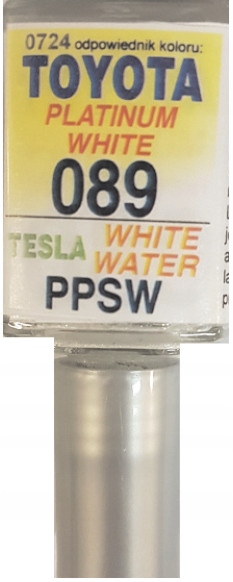 Toyota 089 Platinweiß Tesla Ppsw Weiß Lackausbesserung Für Kratzer 10 Ml Ara