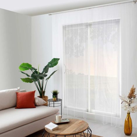 Fenster-moskitonetz 140 X 240 Cm – Feiner Und Widerstandsfähiger Stoff – Schlaufenbefestigung – Maschinenwaschbar