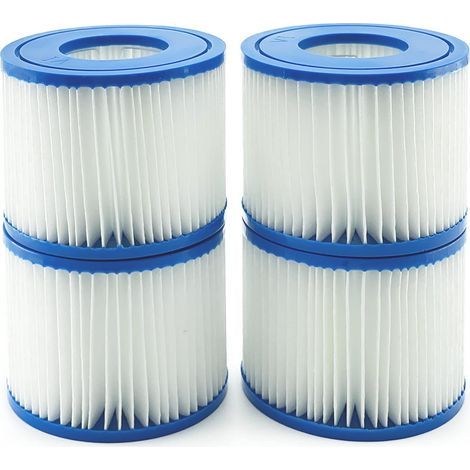 Set Mit 4 Filterkartuschen – Bestway Lay‑z‑spa – Kompatibel Mit Miami / Vegas / Monaco – Ersatz Bw58323 / 58239
