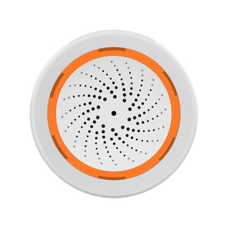 Smart Siren Alarm, Tuya Zigbee Hub Erforderlich, Kompatibel Mit Home Assistant Zigbee2mqtt, App-steuerung, 90 Db Stroboskop-sirene