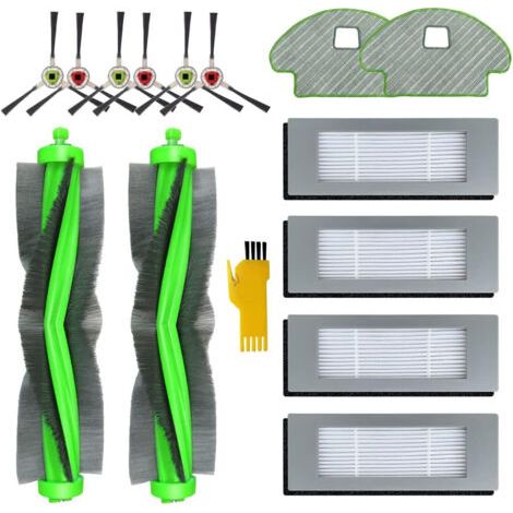 Staubsauger-zubehör, Ersatz-zubehör-set Für Irobot Roomba Combo113 Roboter-staubsauger R113840, 14 Packungen, 2 Hauptbürsten, 4 Filter, 6 Seitenbürsten, 2 Wischtücher