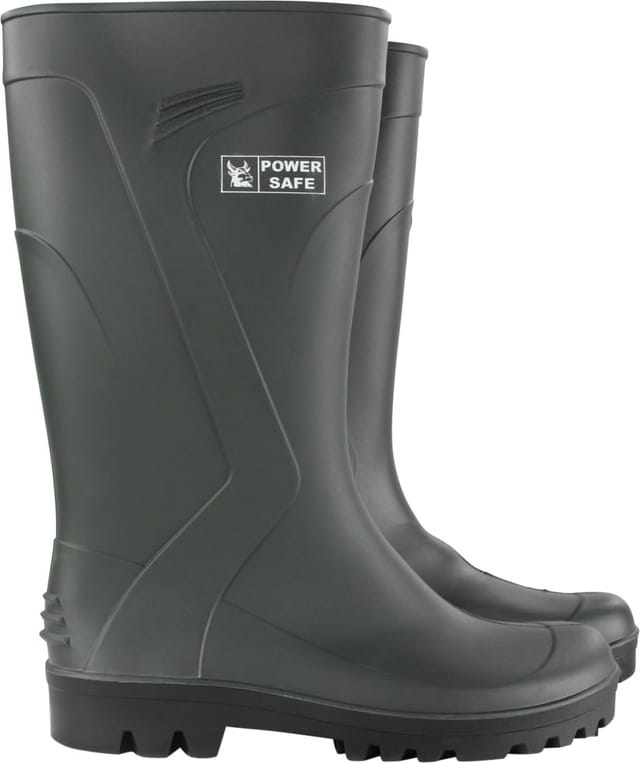 Power Safe - Gummistiefel Grün-schwarz Arbeitskleidung