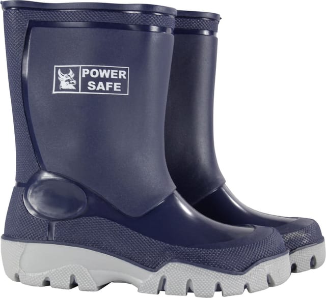 Kinderstiefel Blau-silber Gummistiefel - Power Safe