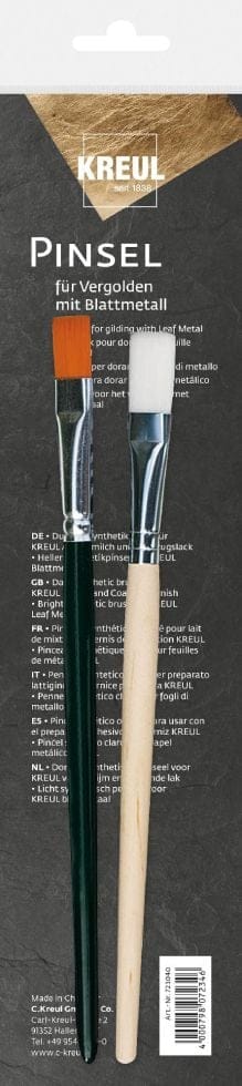 Kreul - Pinsel Für Vergolden Mit Blattmetall 2er Set Pinsel & Stifte