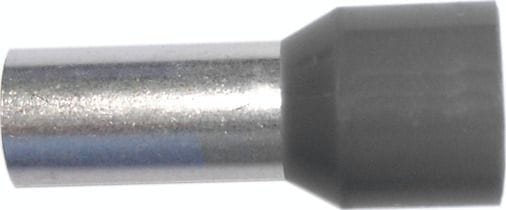 Weitere - Isolierte Aderendhülse 0,75 Mm² Grau, Inhalt 100 Stück Lüsterklemmen & Aderendhülsen
