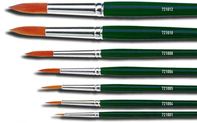 Pinsel Basic Feines Nylon Rund Spitz Gr. 10 Pinsel - Kreul