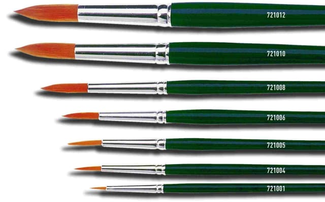 Pinsel Basic Feines Nylon Rund Spitz Gr. 0 Pinsel - Kreul
