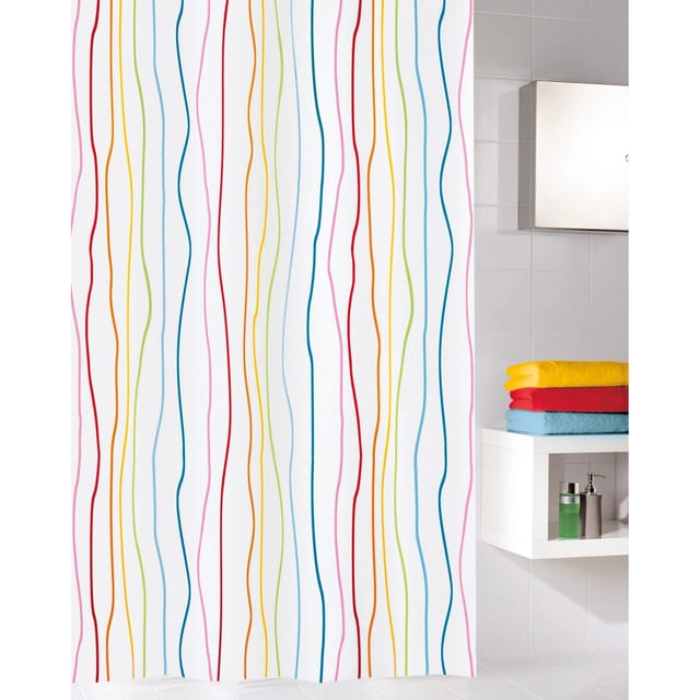 Duschvorhang Jolie Multicolor, 120 X 200 Cm Duschvorhang - Kleine Wolke