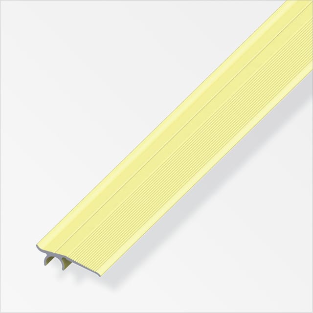 Wandabschluss-profil Aluminium Eloxiert Messing Flachprofile - Alfer