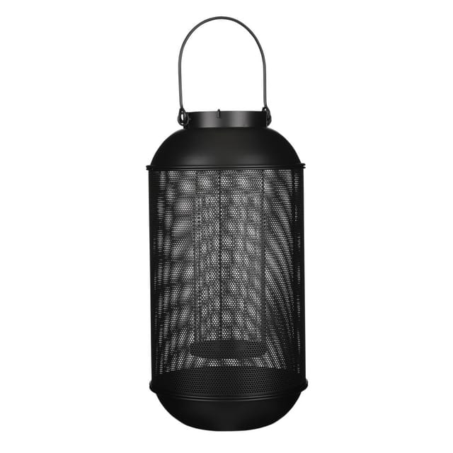 Mica Laterne Borneo Schwarz, 41 X 20,5 Cm Deko-accessoires