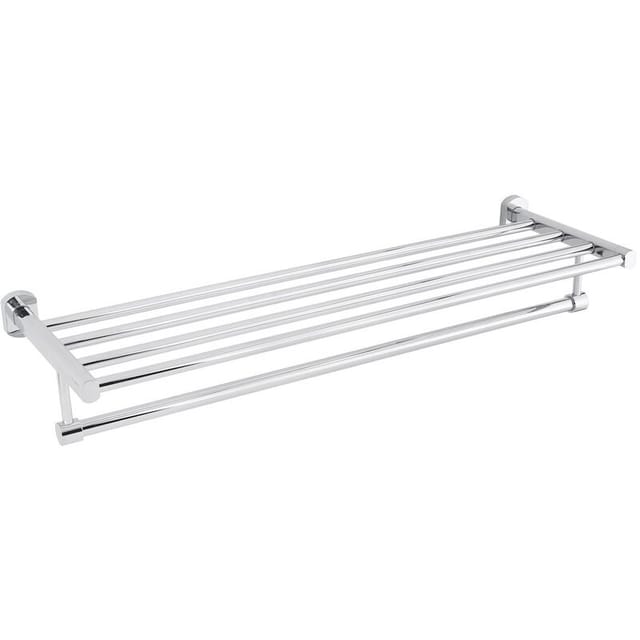 Optima - Cube Way Wandmontierter Handtuchhalter Aus Messing, Chrom (spi95)